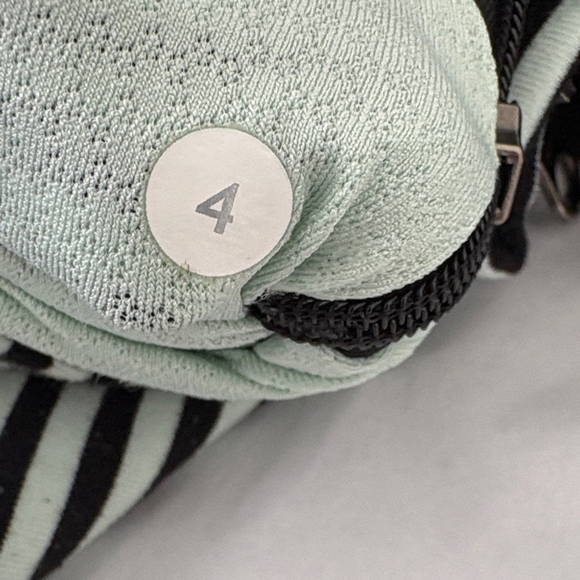 Lululemon | Daily Yoga Jacket | Sz 4 | Mint Moment Stripe Black | EUC - Picture 8 of 8